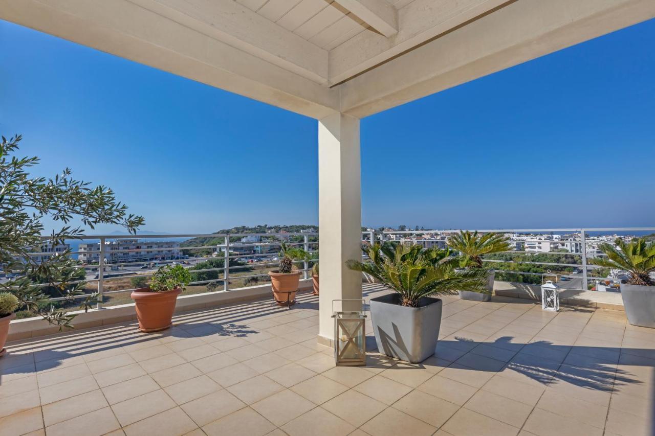 Апартаменты Sunny Penthouse,Modern Amenities+Aegean View Родос Экстерьер фото